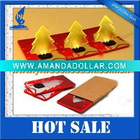 Wholesale christmas gift christmas card with led, printable glowing cards,light up card
