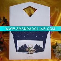 attractive Christmas Cards/greeting card with decoration -- T148