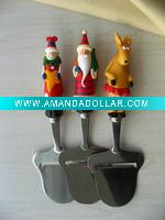 Wholesale Resin-Topped Cheese Slicer for Christmas Tableware
