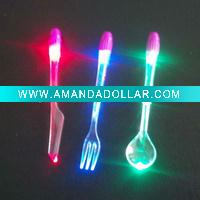 Plastic Flashing Tableware for Promotion