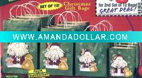 Wholesale cheap but high quality sweet christmas paper gift bag