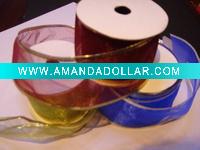 Wholesale organza ribbon with gift wrapping