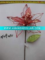 Wholesale 2011 New style christmas use artificial flower poinsettia