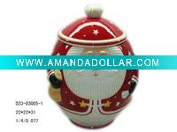 Wholesale Porcelain canister christmas decoration