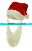 Beard Santa Plush Santa Hat with beard