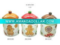 Wholesale Cartoon ceramic canisters for food storage-hotselling!