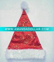 Wholesale Christmas santa hat, Christmas hat, felt/ Velvet/ Plush Christmas hat