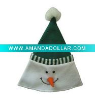 Wholesale punny cute santa chrismas hats felt