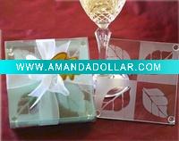 Wholesale glass coaster