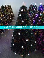 Wholesale LED handmade Fiber optic Christmas tree
