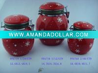 Wholesale ceramic airtight canister set
