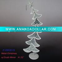 Wholesale Christmas Tree w/Crakle Mirror Glass