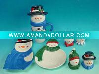 Wholesale Xmas ceramic tableware