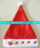Wholesale LED light Christmas hat,christmas hat design, Santa hat,xmas hat, christmas cap