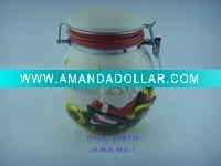 ceramic airtight canister white
