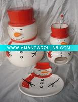 Wholesale Xmas ceramic tableware