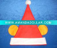 Wholesale Mouse Promotional Christmas hat, Santa Claus hat,fashion xmas ornament hat, decorative Xmas hat