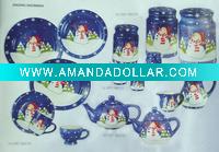 Wholesale Xmas ceramic tableware