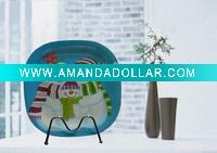 Melamine Christmas dish