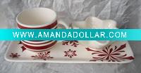Xmas ceramic tableware