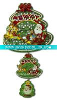 Wholesale HOT!! small hanging paper christmas decoration