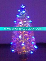 Wholesale LED handmade Fiber optic Christmas tree
