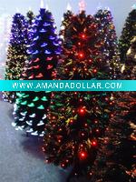 Wholesale LED handmade Fiber optic Christmas tree