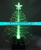 Wholesale Mini Chritmas gift fiber optic mini christmas tree with base