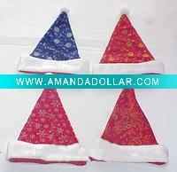 Wholesale Christmas santa hat, Christmas hat, felt/ Velvet/ Plush Christmas hat