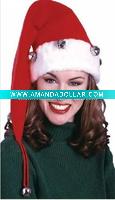 Wholesale Extra Long Santa Hat With Bells