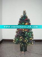 Wholesale LED handmade Fiber optic Christmas tree