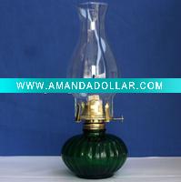 Glass oil lamp