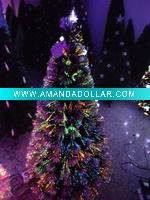 Wholesale LED handmade Fiber optic Christmas tree