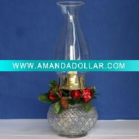 Glass kerosene lamp