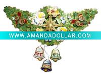 Wholesale 3D hot sale paper sticker christmas decoration