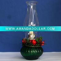 Colorful Xmas oil lamp