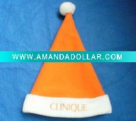 Wholesale Cotton Santa Claus hat, dancing Christmas hats,advertisement santa hat, Promotional Christmas hat