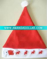 Wholesale LED light Christmas hat,christmas hat design, Santa hat,xmas hat, christmas cap