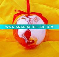 Wholesale handmade printed foam christmas ball ornament/LED christmas ball ornament/epoxy resin chrismtas ball/shiny resin chrismtas ball