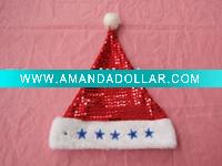 Wholesale Christmas hat with lights (HL-019)
