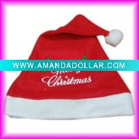 Wholesale velvet santa hat