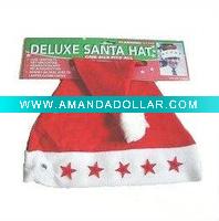 Wholesale LED light Christmas hat, christmas hat design, Santa hat,xmas hat, christmas cap