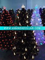 Wholesale LED handmade Fiber optic Christmas tree