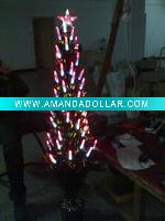 Wholesale LED handmade Fiber optic Christmas tree