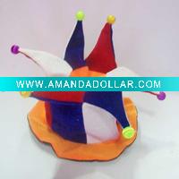 Wholesale Horn Carnival Hat,Jester Hat,Horn Hat
