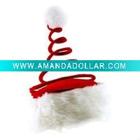 Wholesale Red Coil Christmas Santa Claus Hat