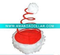 Wholesale christmas hat, Carnival party hat, santa hats, coil spring hat, Carnival Hats, Fans hat
