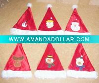Wholesale Santa Claus hat, christmas man hat, fashion xmas ornament hat, art craft gifts hat decoration