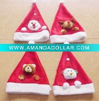 Wholesale Santa Claus hat, christmas man hat, fashion xmas ornament hat, art craft gifts hat decoration