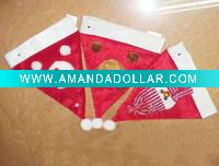 Wholesale Santa Claus hat, christmas man hat, fashion xmas ornament hat, art craft gifts hat decoration